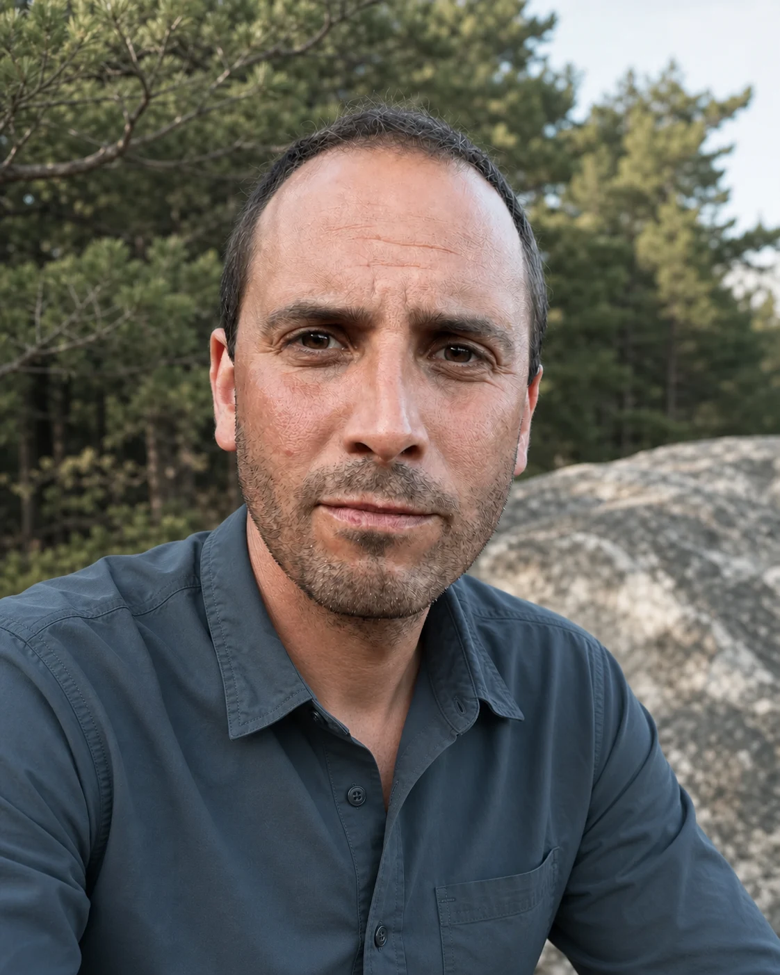 Magnus Linell i skogsmiljö